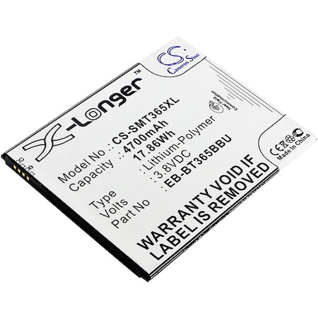 Bsc Preferred Samsung Tablet Repl. Battery CS-SMT365XL